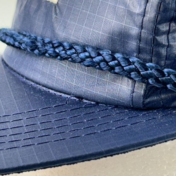 Vtg MCI Telecom Embroidered Rope Hat OSFA Snapback Cap Nylon 80s 90s Telephone - Picture 6 of 16